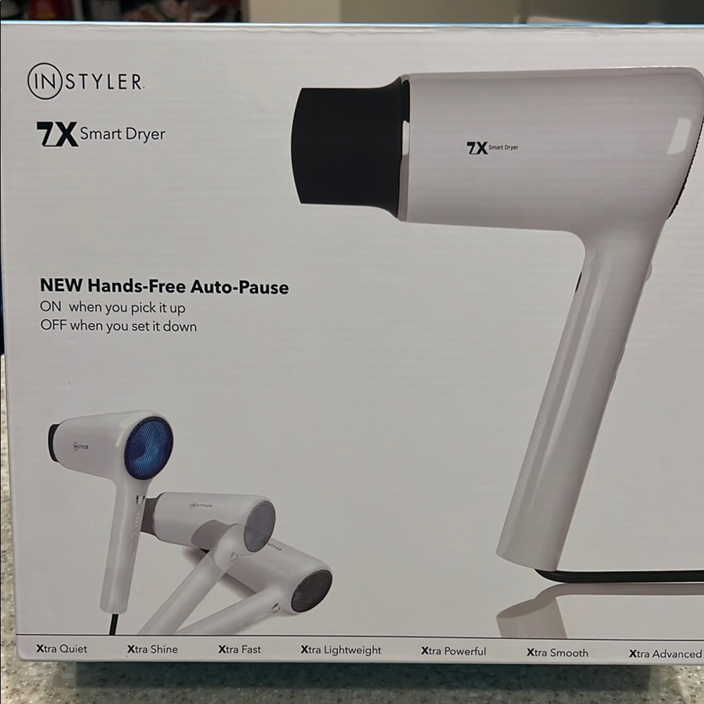 InStyler 7X Smart Dryer - White and Black